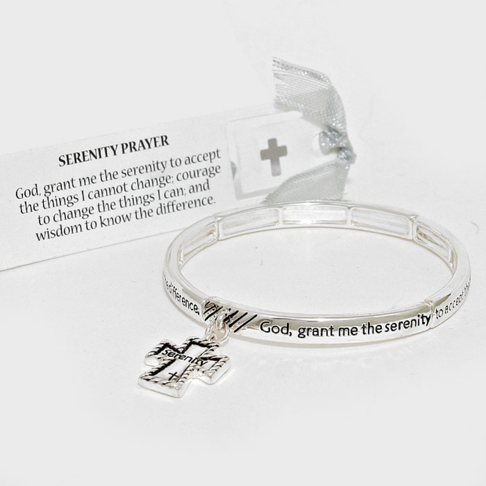 Serenity Prayer Stretch Bracelet